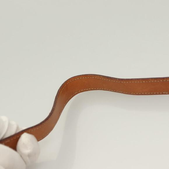 CELINE Macadam Canvas Shoulder Bag Pvc Leather Brown Gold - Picture 8 of 13